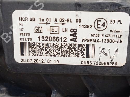 Left headlight OPEL MERIVA B MPV (S10) 1.4 (75) | BP23876244C28 