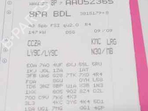 Starter AUDI A3 Sportback (8PA) 2.0 TFSI | BP1715450M8