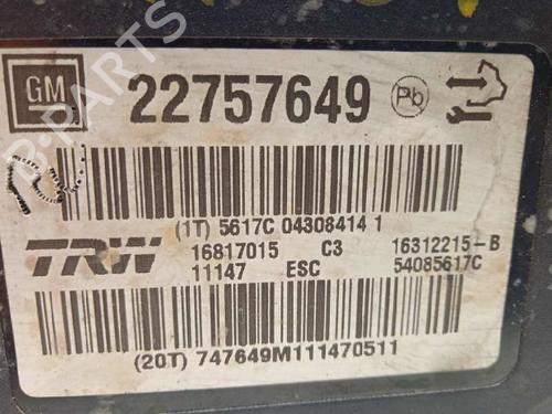 ABS pump OPEL INSIGNIA A (G09)  | BP10159890M43 