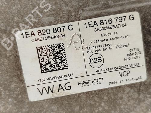 AC compressor AUDI Q4 E-TRON Sportback (F4N) 40 | BP28107372M34 