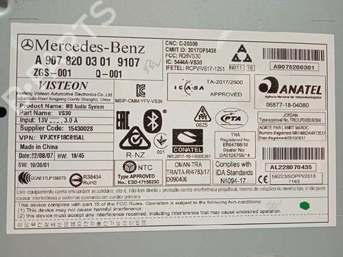 Radio MERCEDES-BENZ SPRINTER 4-t Van (B907, B910) 419 CDI RWD (907.643, 907.645, 907.647) | BP26207769E6