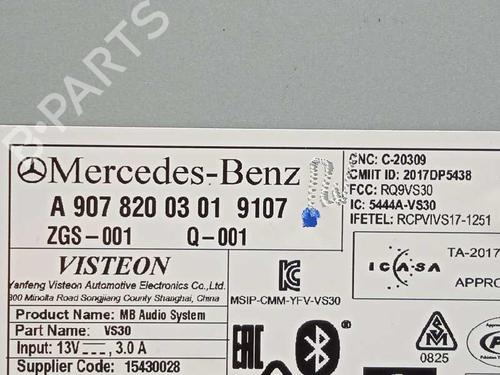 Radio MERCEDES-BENZ SPRINTER 4-t Van (B907, B910) 419 CDI RWD (907.643, 907.645, 907.647) | BP26207806E6 - Image 7