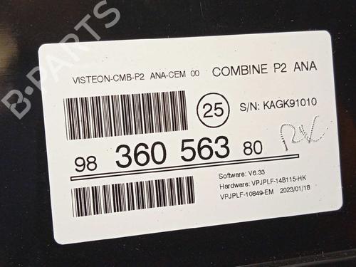 Instrument cluster PEUGEOT 208 II (UB_, UP_, UW_, UJ_)  | BP17567954C47 