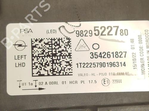 Left headlight OPEL CORSA F (P2JO) 1.2 (68) | BP29501606C28  - Image 7