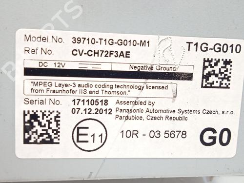 Display monitor HONDA CR-V IV (RM_) 2.2 i-DTEC 4WD (RE6) | BP29884602C48