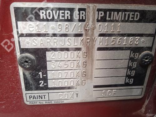 Left headlight ROVER 75 (RJ) 2.0 V6 | BP23078572C28 