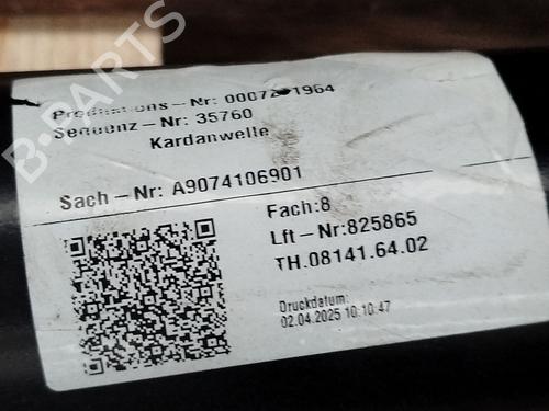 Driveshaft MERCEDES-BENZ SPRINTER 4-t Van (B907, B910) 419 CDI RWD (907.643, 907.645, 907.647) | BP34053790M37 - Image 11