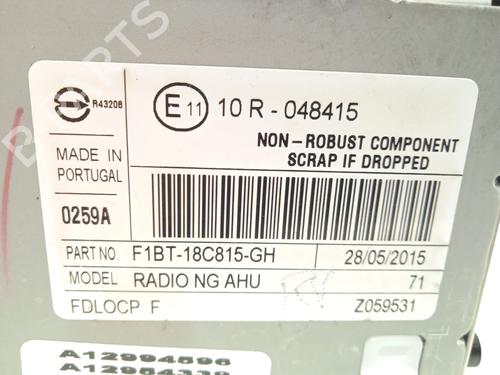 Radio FORD FOCUS III Saloon 1.0 EcoBoost | BP30127243E6 