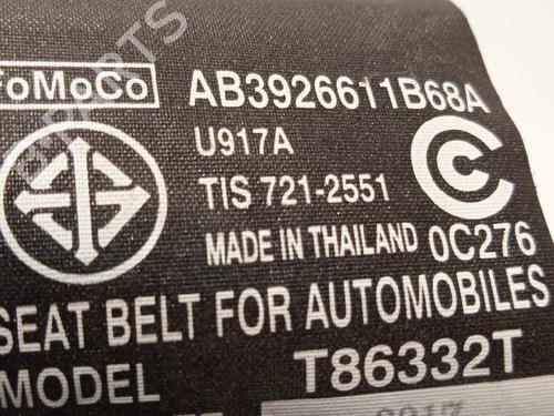 Rear right seatbelt FORD RANGER (TKE) 2.0 EcoBlue 4x4 | BP8243763I28 