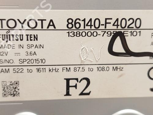 Display monitor TOYOTA C-HR (_X1_) 1.8 Hybrid (ZYX10_, ZYX11_) | BP30104189C48 