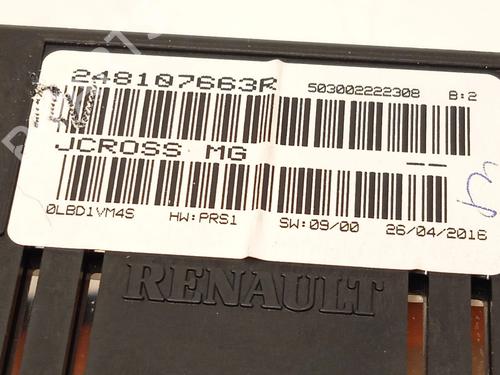 Instrument cluster RENAULT SCÉNIC III (JZ0/1_) 1.2 TCe | BP25131903C47