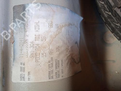 Hood VW POLO IV (9N_, 9A_) 1.9 SDI | BP18839229C1 
