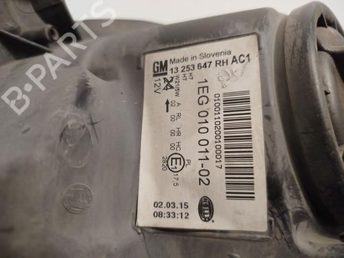Right headlight OPEL ASTRA J (P10) | BP30437796C29