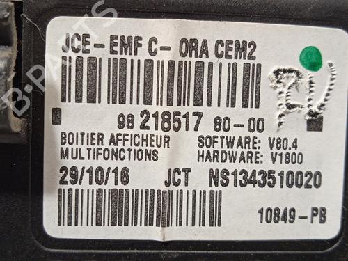 Display monitor CITROËN BERLINGO MULTISPACE (B9) 1.6 HDi 75 / BlueHDi 75 | BP28098411C48 