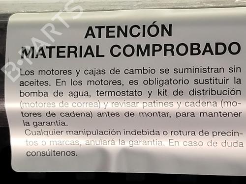 Engine MAZDA 3 Hatchback (BP) 2.0 SKYACTIV-G M Hybrid | BP26974557M1 