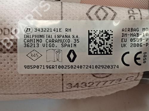 Right curtain airbag RENAULT AUSTRAL TCe 160 (HGMJ) | BP32312029C12