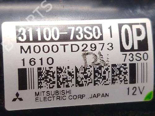 Starter SUZUKI IGNIS III (MF, FF) 1.2 Hybrid (ATK412) | BP29999107M8