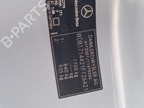 Left rear driveshaft MERCEDES-BENZ SLK (R171) 200 Kompressor (171.442) | BP19695832M40 