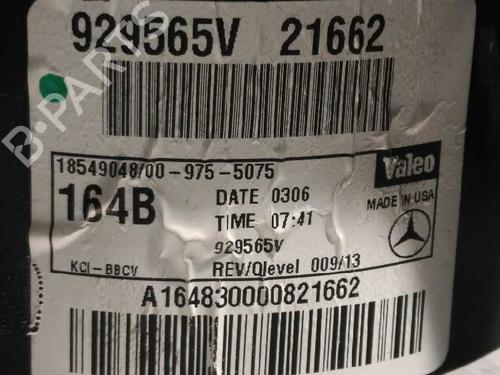 Heater blower motor MERCEDES-BENZ M-CLASS (W164) ML 63 AMG 4-matic (164.177) | BP14346767M62 