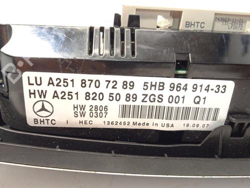 Climate control MERCEDES-BENZ R-CLASS (W251, V251) R 280 CDI 4-matic (251.020) | BP30143151I5