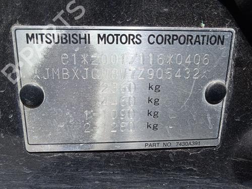 Fuse box MITSUBISHI OUTLANDER II (CW_W) 2.0 DI-D (CW8W) | BP26124410E1 