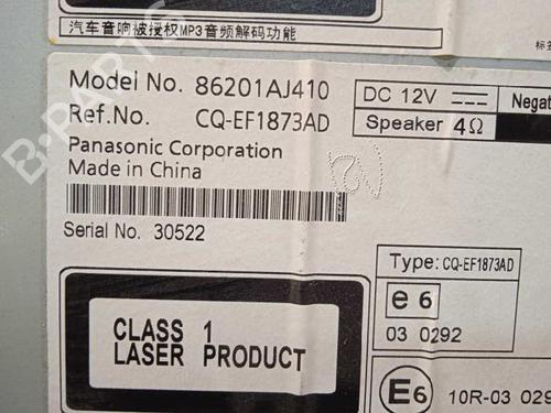 Radio SUBARU LEGACY V Estate (BR)  | BP15737123E6 