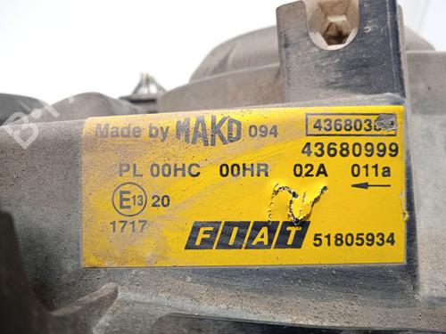 Right headlight FIAT DOBLO Box Body/MPV (223_) 1.9 JTD | BP29908228C29