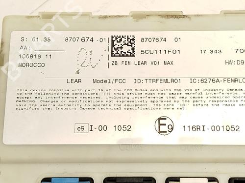 Electronic module BMW 1 (F20) 116 d | BP29993522M83