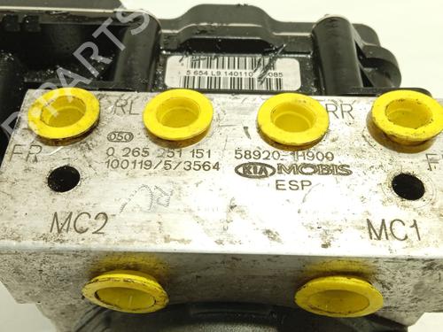 ABS Bremseaggregat KIA CEE'D Hatchback (ED) 1.6 CRDi 115 | BP28576277M43 