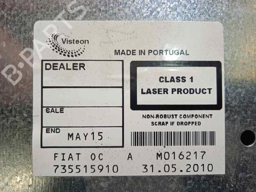 Radio FIAT BRAVO II (198_) 1.6 D Multijet (198AXH1B) | BP16650554E6 