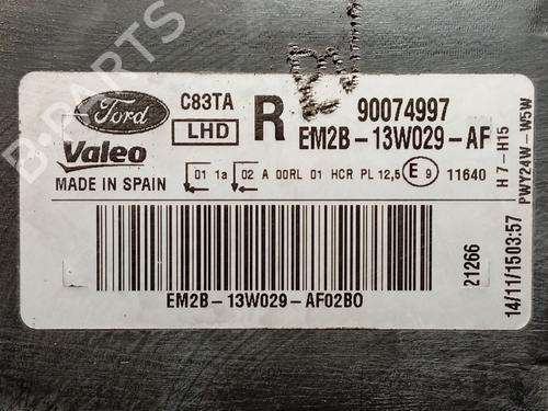 Right headlight FORD S-MAX (CJ, WA6) 2.0 TDCi | BP32289602C29  - Image 6