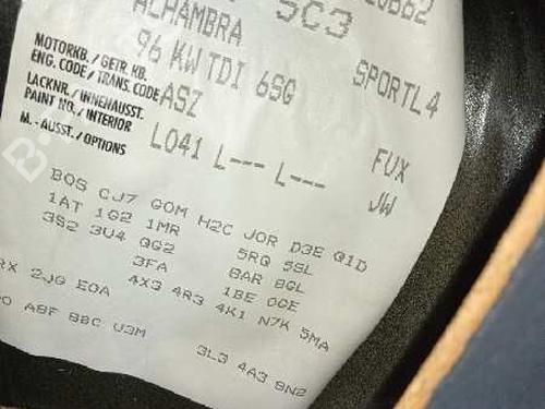 Right headlight SEAT ALHAMBRA (7V8, 7V9)  | BP10692352C29 