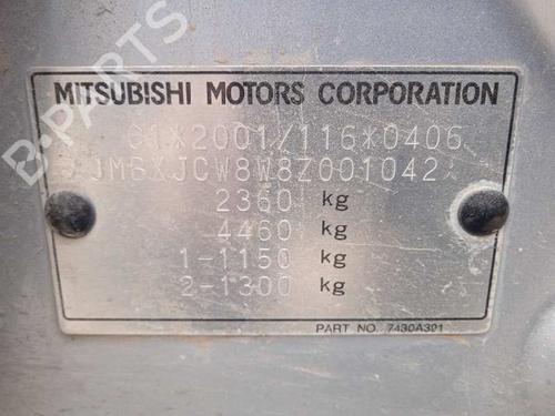 Front right window mechanism MITSUBISHI OUTLANDER II (CW_W) 2.0 DI-D (CW8W) | BP16578694C23 