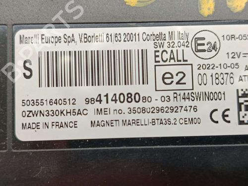 Electronic module DS DS 7 Crossback (J4_, JR_, JC_) E-TENSE 225 (J4DGZU, J45GQU) | BP38755549M83 - Image 5