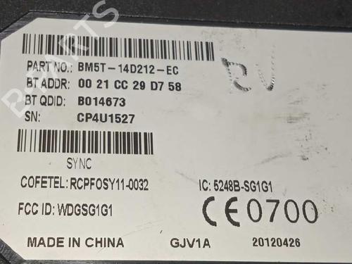 Elektronisk modul FORD B-MAX (JK) 1.6 TDCi | BP9834532M83 