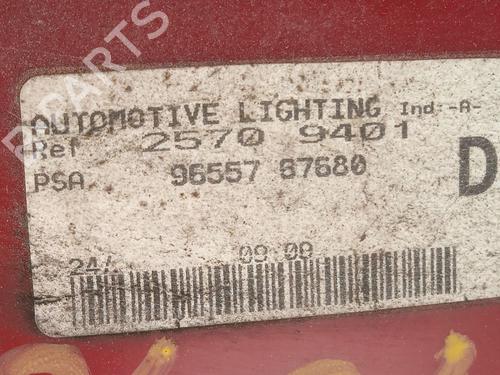 Right taillight PEUGEOT 307 (3A/C) 1.6 HDi | BP20655640C35 