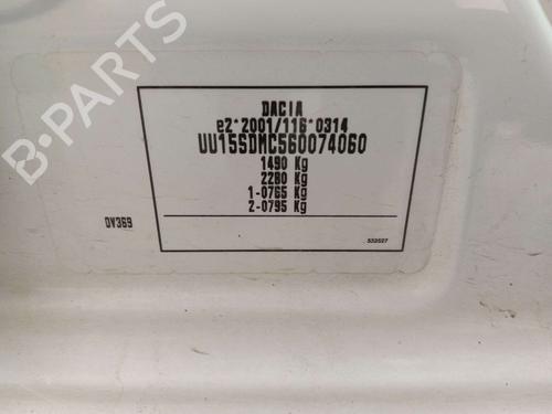 Tailgate DACIA SANDERO II 1.0 SCe 75 (B8JC, B8JD, B8NC) | BP39146434C6 - Image 34