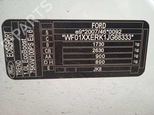 Pedal FORD ECOSPORT 1.0 EcoBoost | BP13116548I4 