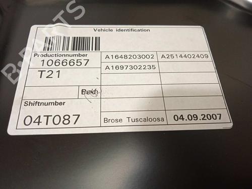 Rear right window mechanism MERCEDES-BENZ R-CLASS (W251, V251) R 280 CDI 4-matic (251.020) | BP16528681C25 