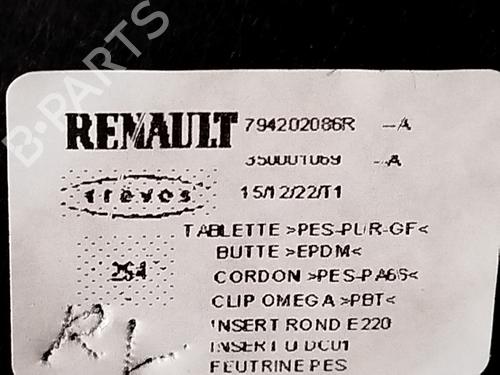 Rear parcel shelf RENAULT MEGANE IV Hatchback (B9A/M/N_) 1.3 TCe 140 (B9NB) | BP28143991C85 