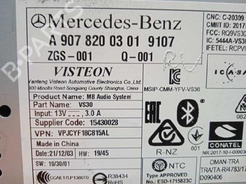 Radio MERCEDES-BENZ SPRINTER 4-t Van (B907, B910) 419 CDI RWD (907.643, 907.645, 907.647) | BP26207783E6  - Image 6