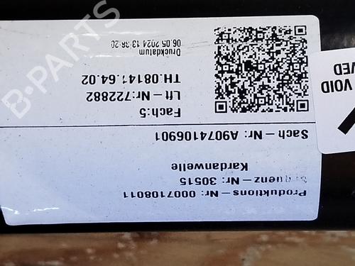 Driveshaft MERCEDES-BENZ SPRINTER 4-t Van (B907, B910) 419 CDI RWD (907.643, 907.645, 907.647) | BP29808246M37  - Image 7