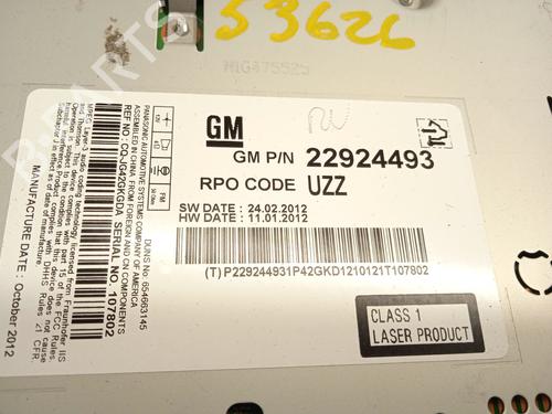 Radio CHEVROLET ORLANDO (J309) 2.0 D | BP18546806E6 