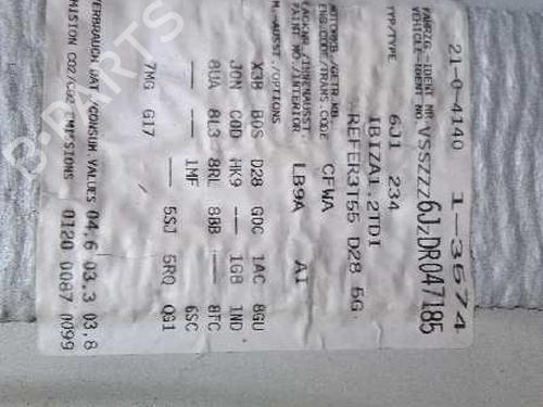 Radio SEAT IBIZA IV (6J5, 6P1) 1.2 TDI | BP13073754E6 