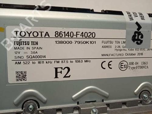 Display monitor TOYOTA C-HR (_X1_)  | BP7667117C48 