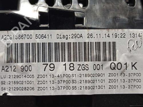 Instrument cluster MERCEDES-BENZ E-CLASS Convertible (A207)  | BP8522049C47 