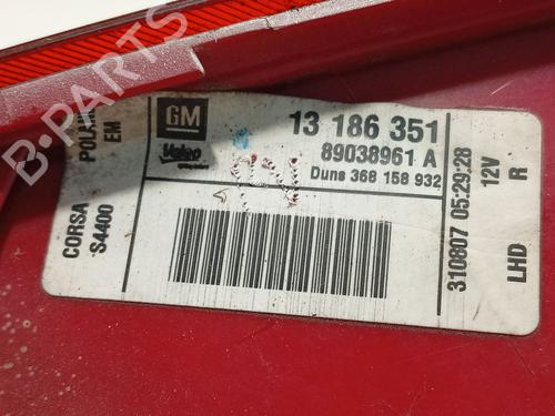 Right taillight OPEL CORSA D (S07) 1.3 CDTI (L08, L68) | BP30687036C35 - Image 5