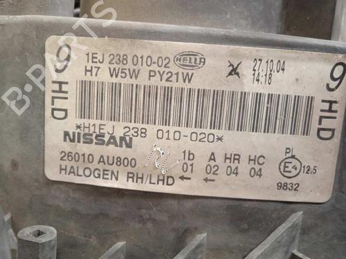 Højre forlygte NISSAN PRIMERA Hatchback (P12)  | BP15850437C29 