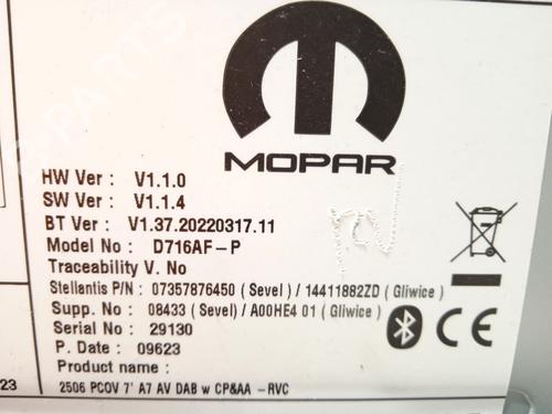 Radio OPEL MOVANO C Van (U9) 2.2 D | BP26209114E6 