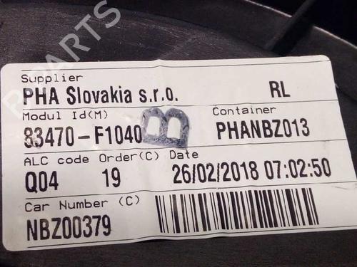 Rear left window mechanism KIA SPORTAGE IV (QL, QLE) 1.6 GDI | BP3437160C24 